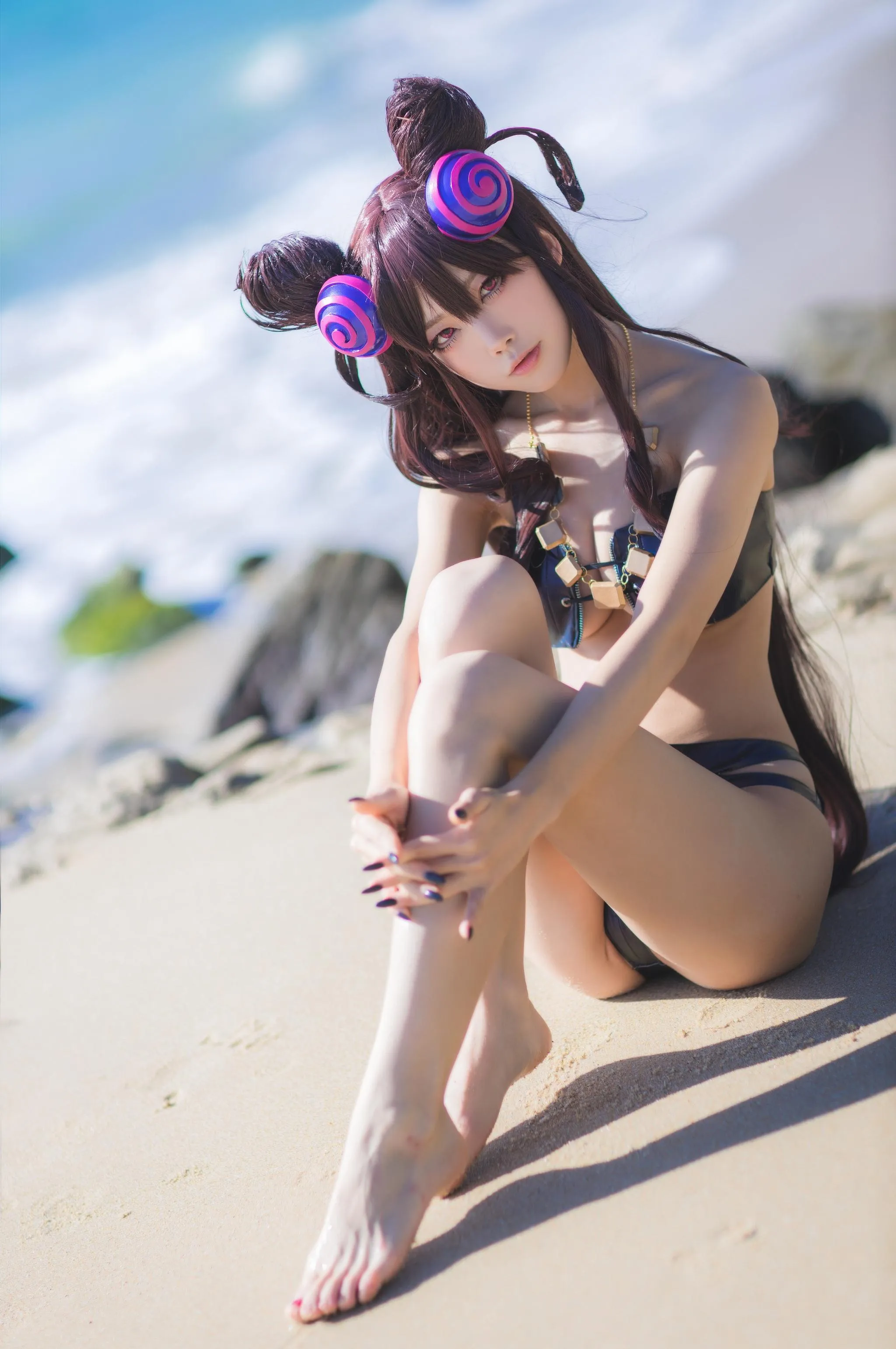 水淼 – NO.42 紫式部水着Ver [41P]插图7